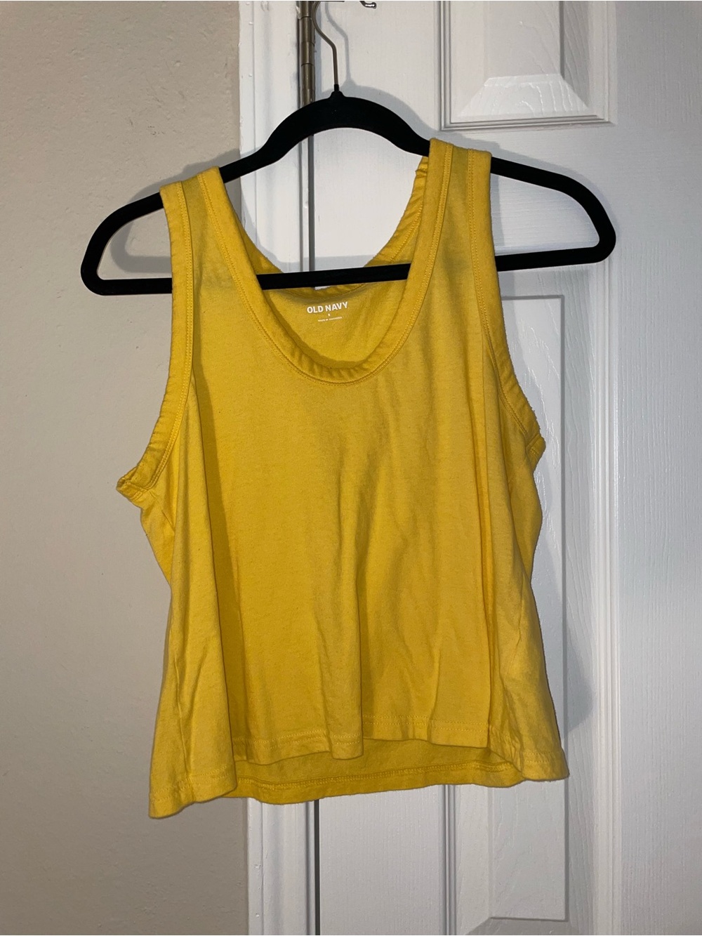 Old Navy Bright Yellow Scoop Tank
